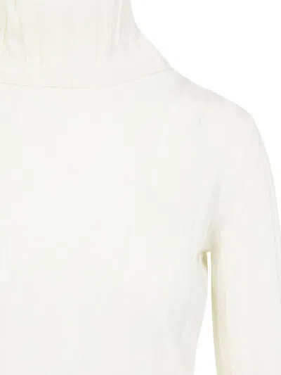 Carven Turtle Neck Underpinning Pullover Women In White