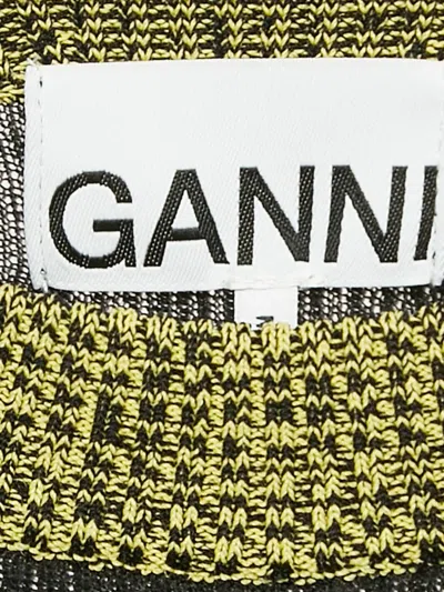 Pre-owned Ganni 2024 Ribbed-knit Top
