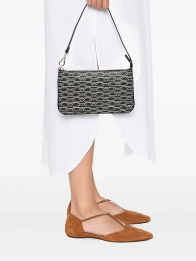 Emporio Armani Logo-jacquard Shoulder Bag