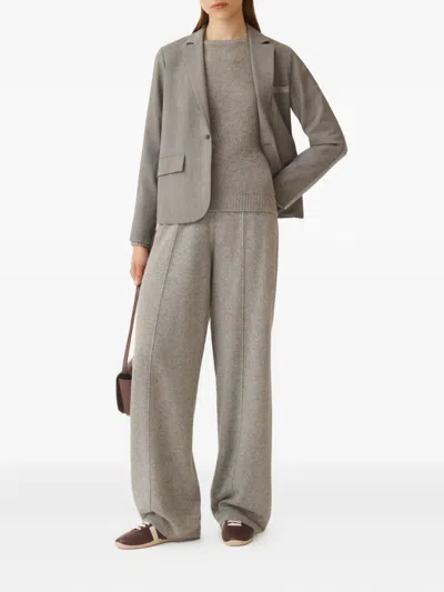 Fabiana Filippi Pocket-detail Blazer In Gray