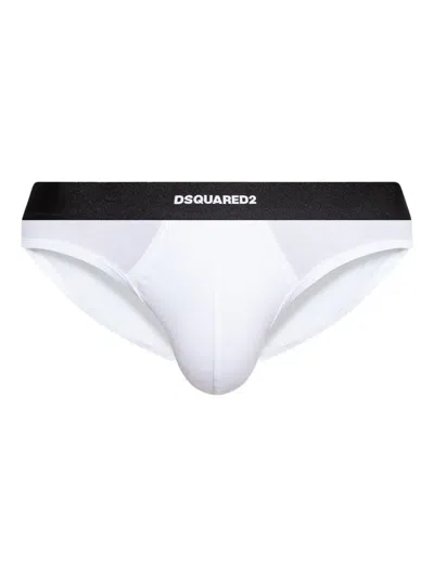 Dsquared2 Logo-band Briefs (pack Of Two) In Multi