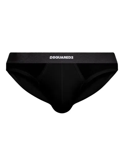 Dsquared2 Logo-band Briefs (pack Of Two) In Multi