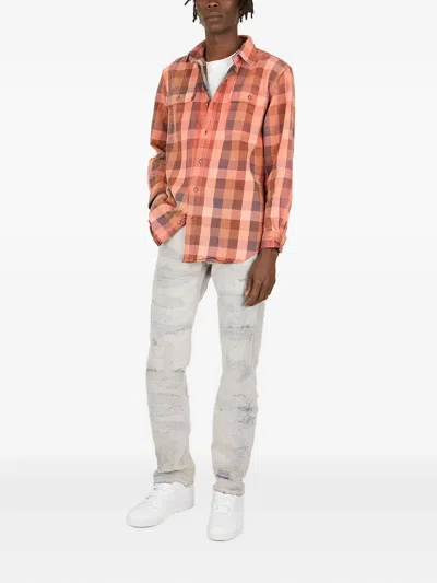 Notsonormal Check-pattern Long-sleeve Shirt In Multi