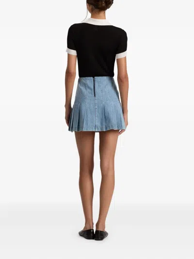 Alice And Olivia Carter Denim Skirt