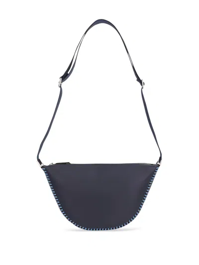 Fendi Small Melon Curved-edge Leather Messenger Bag