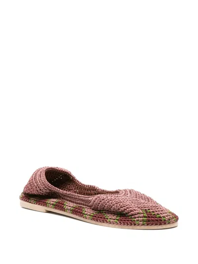 Slo_hand_made Crochet Ballet Flats