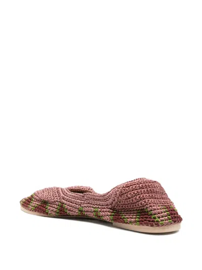 Slo_hand_made Crochet Ballet Flats