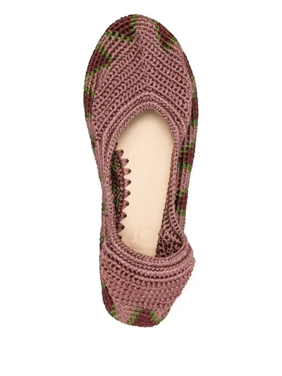 Slo_hand_made Crochet Ballet Flats