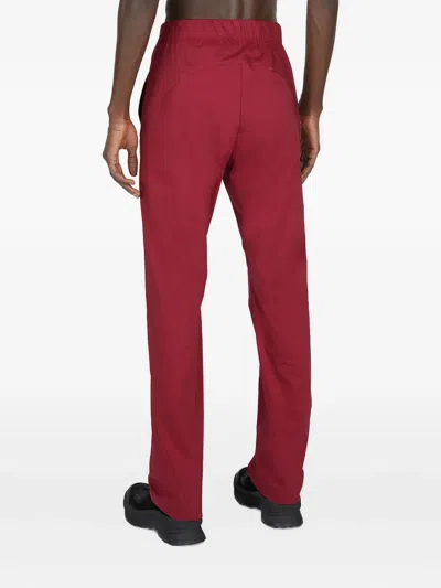 Post Archive Faction Panelled Pocket Trousers In Red