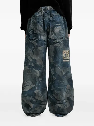 Aape By A Bathing Ape Camouflage-pattern Jeans