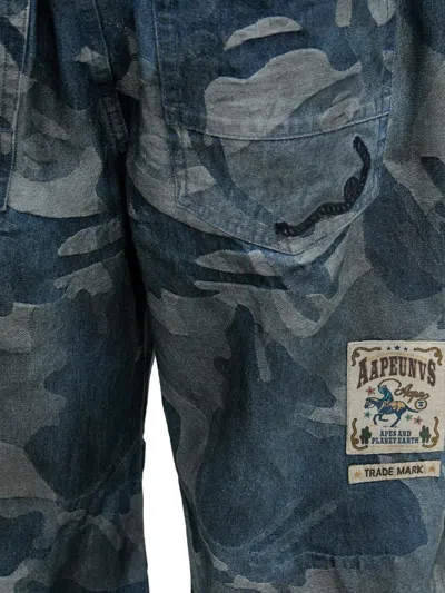 Aape By A Bathing Ape Camouflage-pattern Jeans