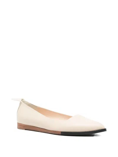 Megumi Ochi Pointed-toe Leather Ballet Flats