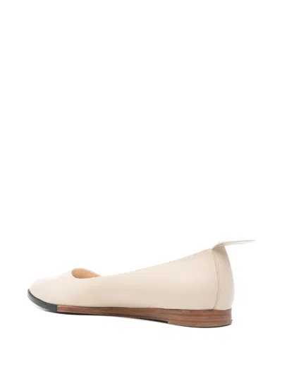 Megumi Ochi Pointed-toe Leather Ballet Flats