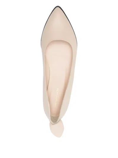 Megumi Ochi Pointed-toe Leather Ballet Flats