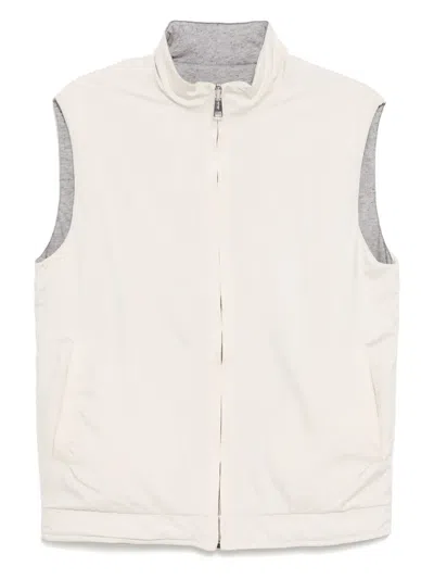 Aurélien Resort Reversible Shell Gilet In Multi