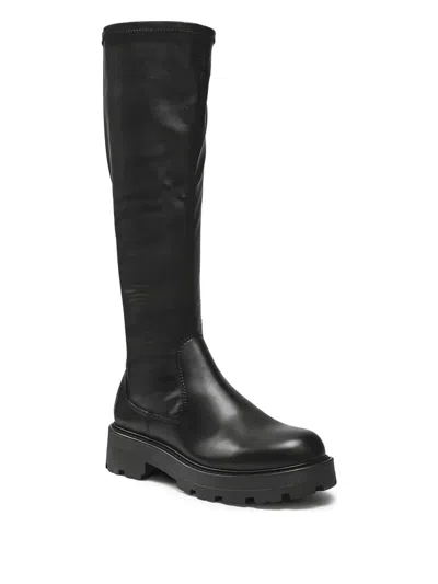 Vagabond Cosmo 2.0 Knee-high Platform Boots In Black