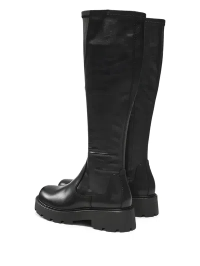 Vagabond Cosmo 2.0 Knee-high Platform Boots In Black
