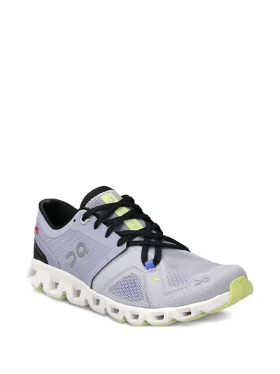 On Running Cloud X 3 Mesh-panel Sneakers In Blue