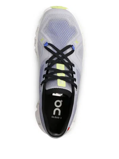 On Running Cloud X 3 Mesh-panel Sneakers In Blue
