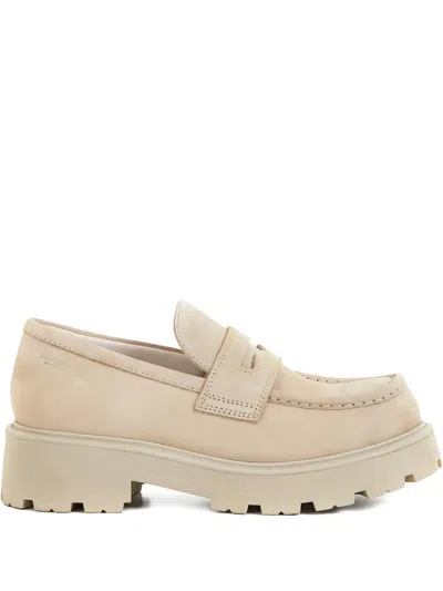 Vagabond Cosmo 2.0 Penny-loafer Platform Loafers In Neutral