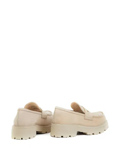 Vagabond Cosmo 2.0 Penny-loafer Platform Loafers In Neutral