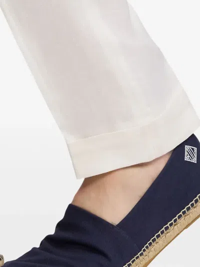 Ralph Lauren Bowsworth Monogram Canvas Espadrille In Blue