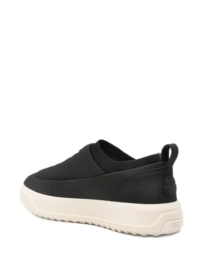 Moncler Altive Quilted Slip-on Sneakers In Black