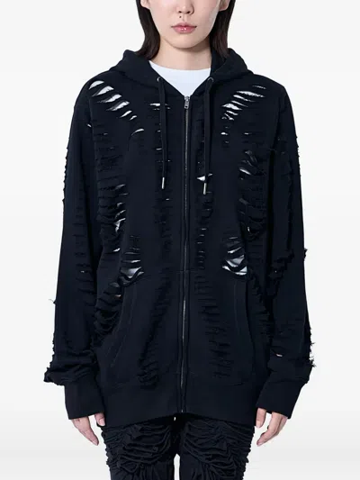 Sia Arnika Distressed Zip-up Hoodie