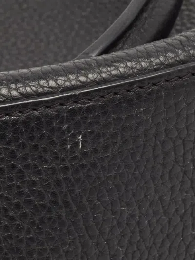 Pre-owned Aigner Vintage 2024 Leather Tote Bag In Black
