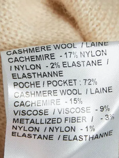 Pre-owned Chloé 2024 Cashmere Trousers In Neutral