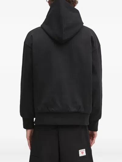 A Bathing Ape Padded Hooded Sweatshirt In Black