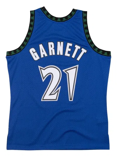 Mitchell & Ness X Nba Swingman "minnesota Timberwolves Kevin Garnett" Tank Top In Blue