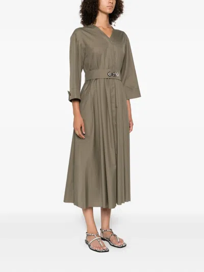 S Max Mara Arcella Belted Midi Dress
