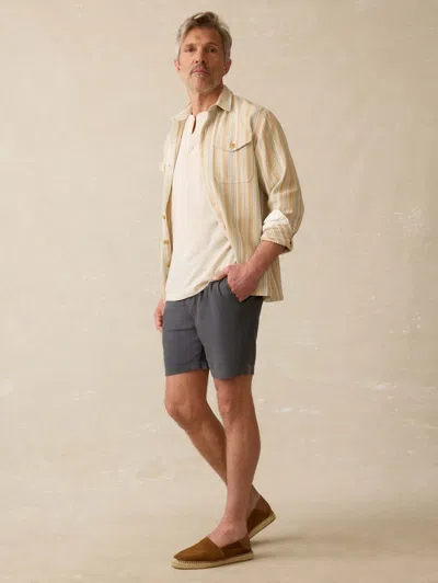 Faherty Vista Overshirt In Neutral