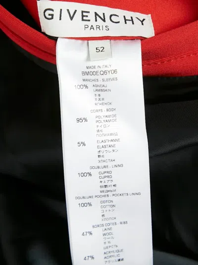Pre-owned Givenchy 2023 Two-tone Jacket In Red