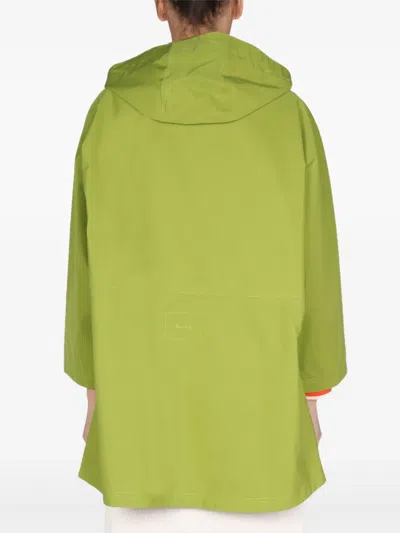 Barbour By Alexachung Tonal Pip Parka In Green
