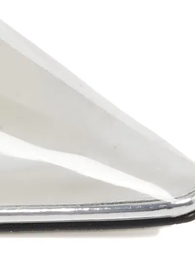 Pre-owned Mach&mach 100mm Diamond Dreams Pumps In Neutral
