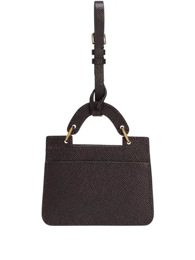 Dolce & Gabbana Textured Leather Mini Bag Wallet