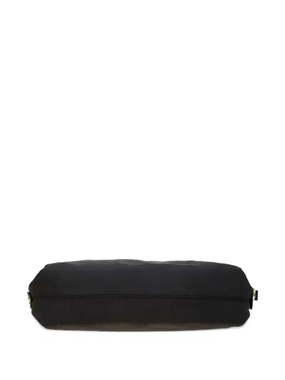 Pre-owned Gianfranco Ferre Leather-strap Tote Bag In Black