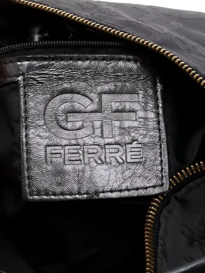 Pre-owned Gianfranco Ferre Leather-strap Tote Bag In Black