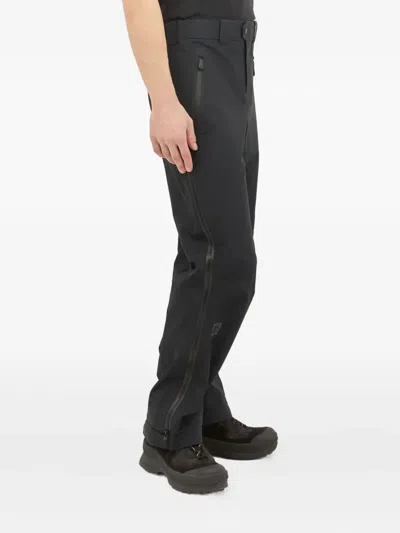 66 North Zip-fastening Drawstring Trousers In Black