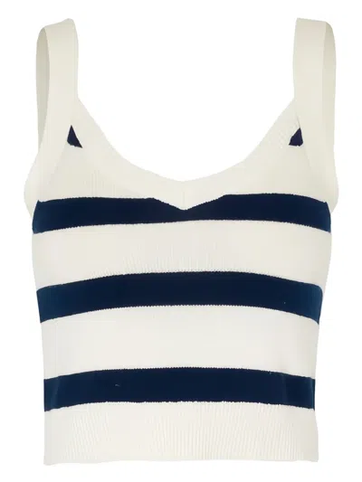 Baum Und Pferdgarten Striped Top In White