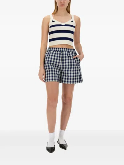 Baum Und Pferdgarten Striped Top In White