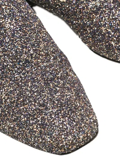 Pre-owned Jimmy Choo Glitter Loafers