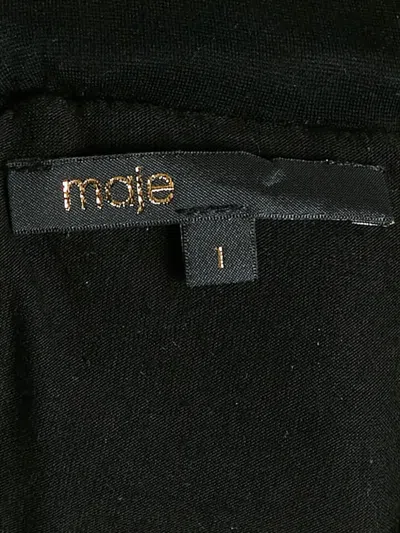 Pre-owned Maje Embroidered Mesh Midi Skirt
