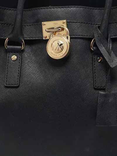 Pre-owned Michael Kors Vintage Hamilton Lock-motif Dual-handle Tote Bag