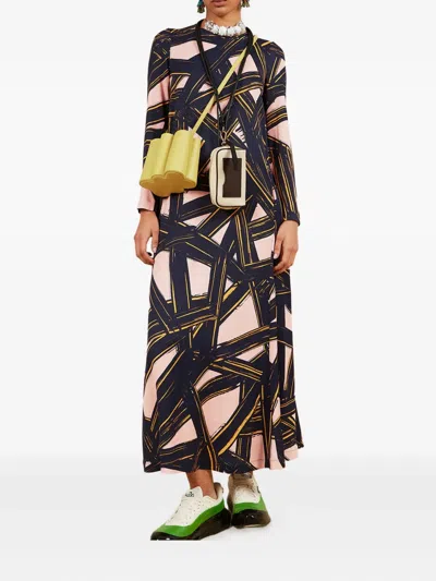 Colville Abstract-print Maxi Dress In Pattern
