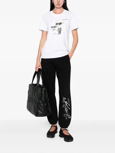 Karl Lagerfeld Cat-print T-shirt