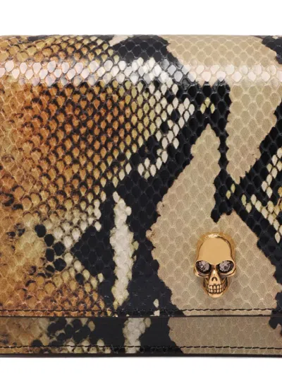 Alexander Mcqueen Snakeskin Shoulder Bag