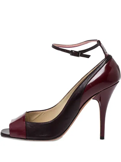 Pre-owned Jimmy Choo 105mm Patent Leather Stiletto Ankle-strap Pumps In Black